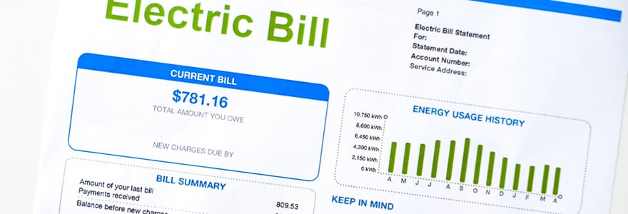 facture d’électricité